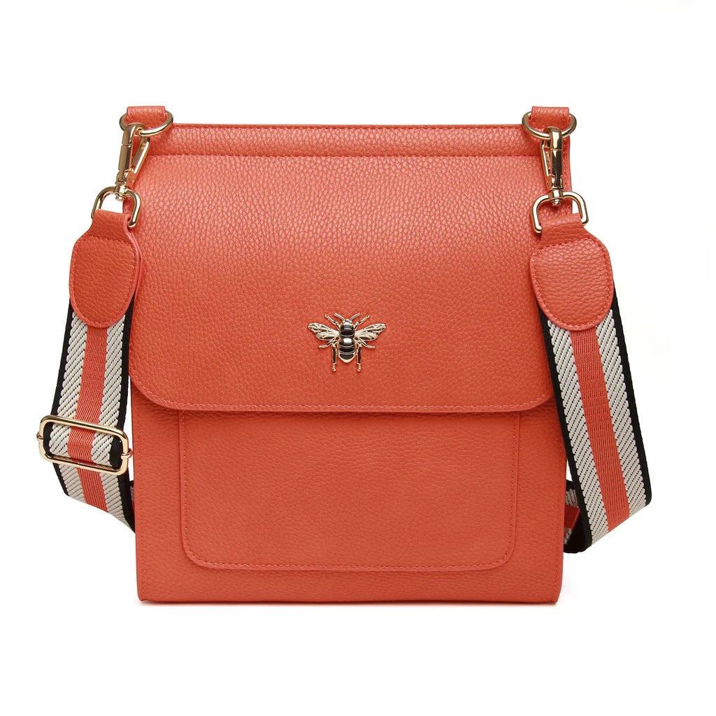 Orange Large Bloomsbury Cross Body Bag