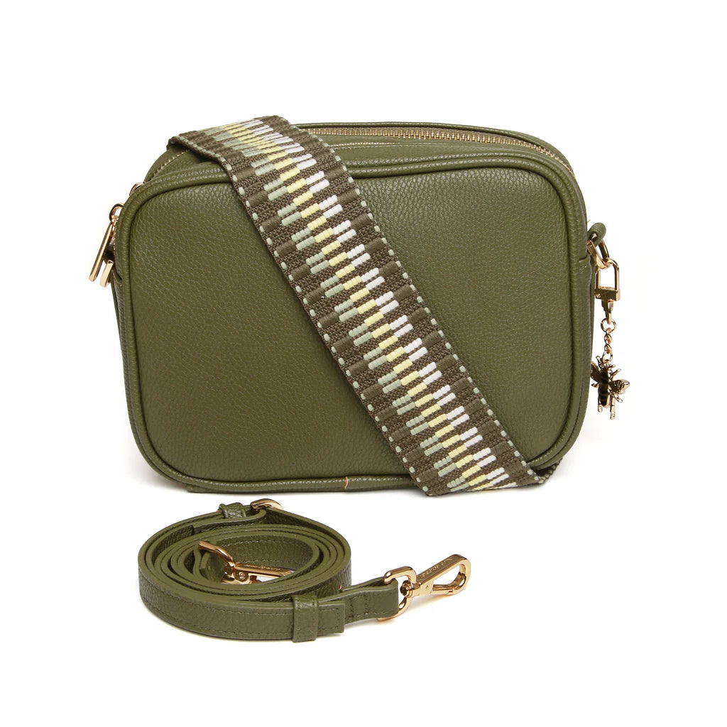 Olive Soho duel compartment camera cross body bag