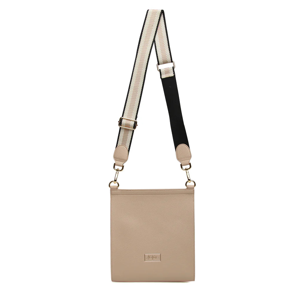 Stone Large Bloomsbury Cross Body Bag