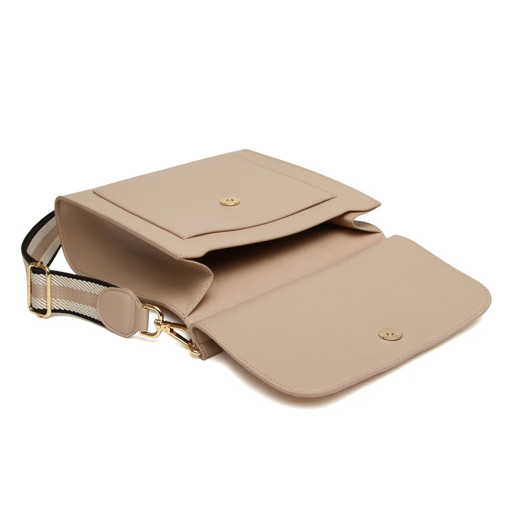 Stone Large Bloomsbury Cross Body Bag