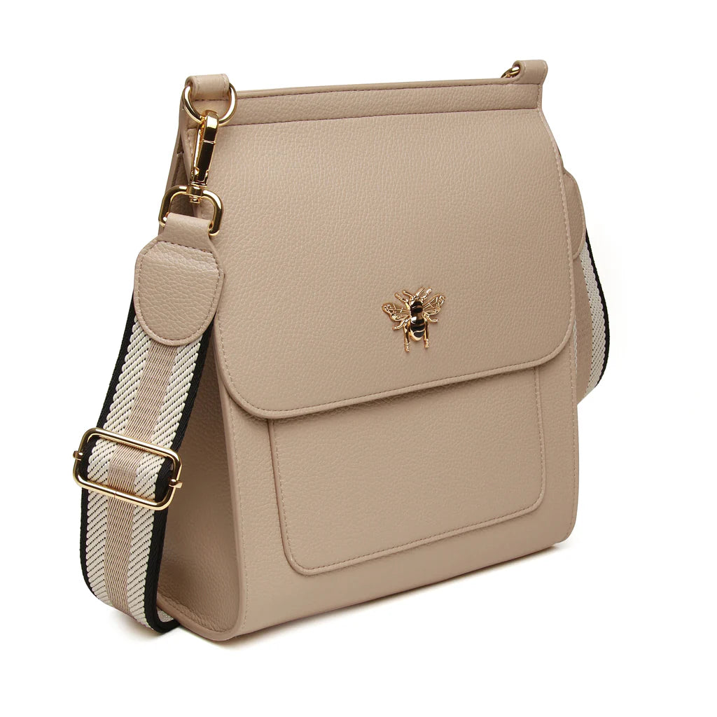 Stone Large Bloomsbury Cross Body Bag