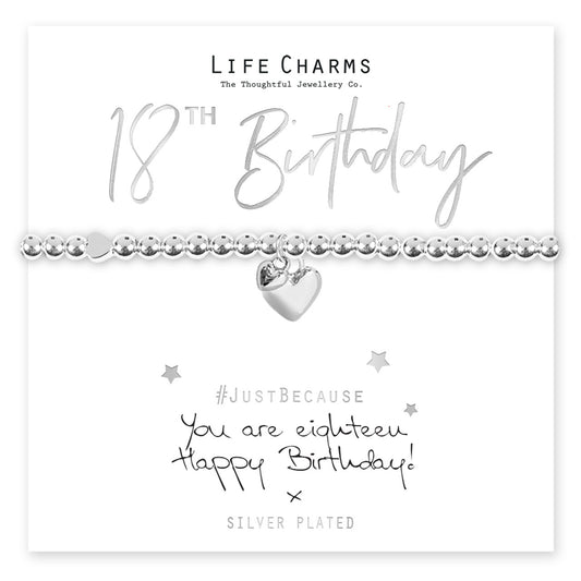 You Are 18 Hearts Bracelet