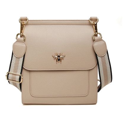 Stone Large Bloomsbury Cross Body Bag