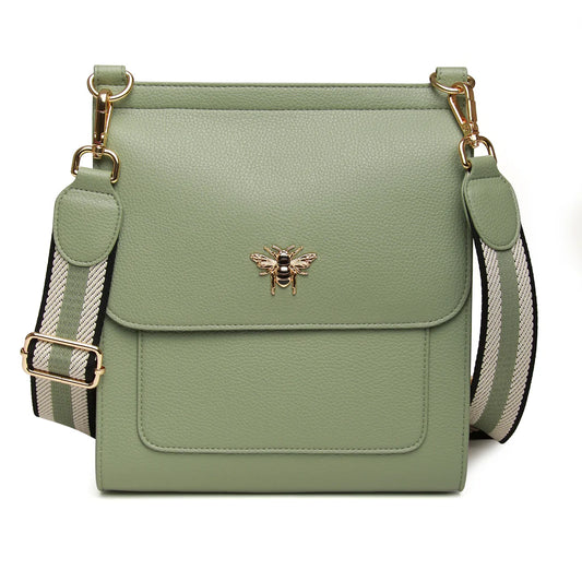 Sage Large Bloomsbury Cross Body Bag