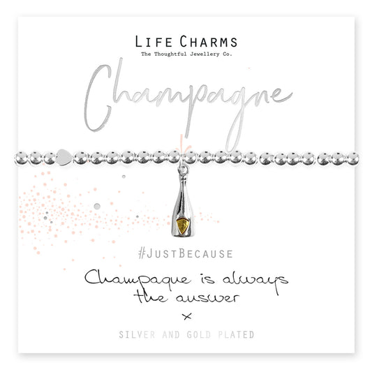 Champagne Is Always The Answer Bracelet