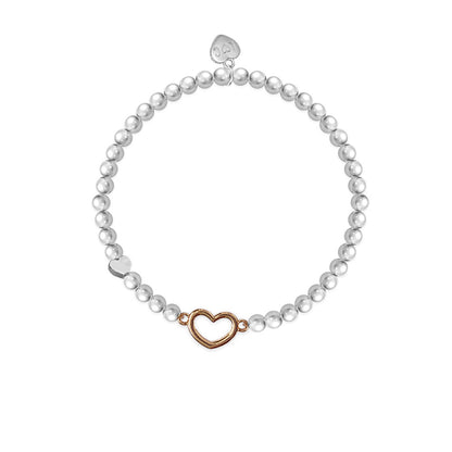 Sweet 16 Rose Gold Heart Bracelet