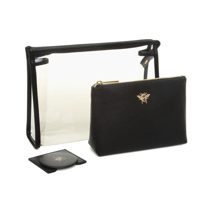 Black Luxury 3 Piece Beauty Makeup Gift Set