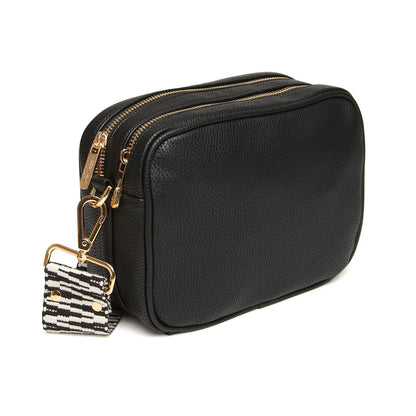 Black Soho duel compartment camera cross body bag