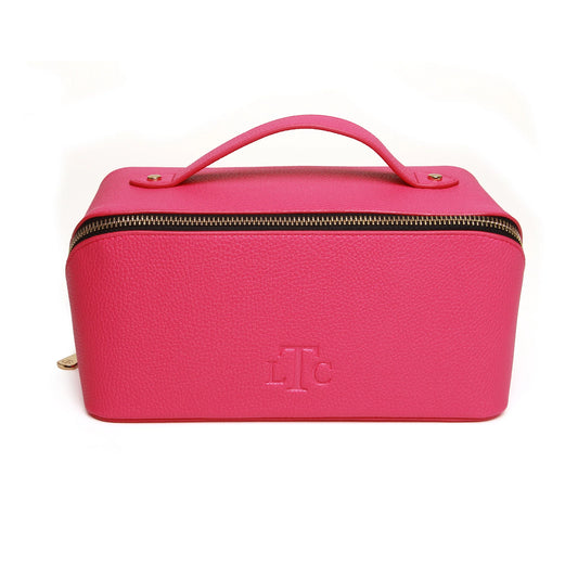 Pink and Black Train Case