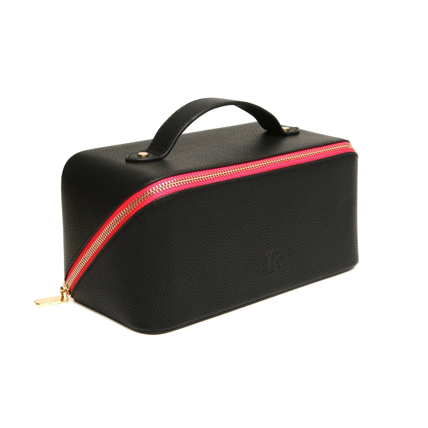 Black and Pink Train Case