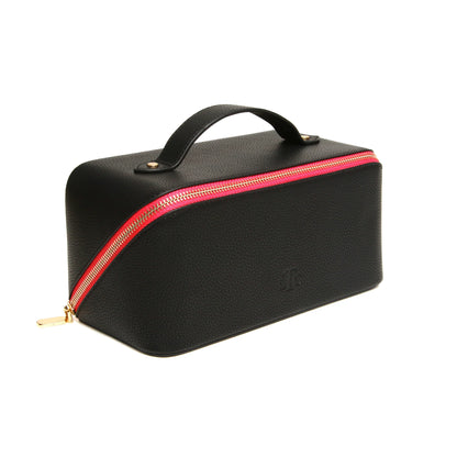 Black and Pink Train Case