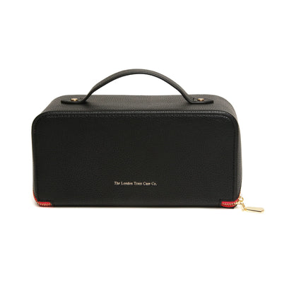 Black and Pink Train Case