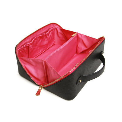 Black and Pink Train Case