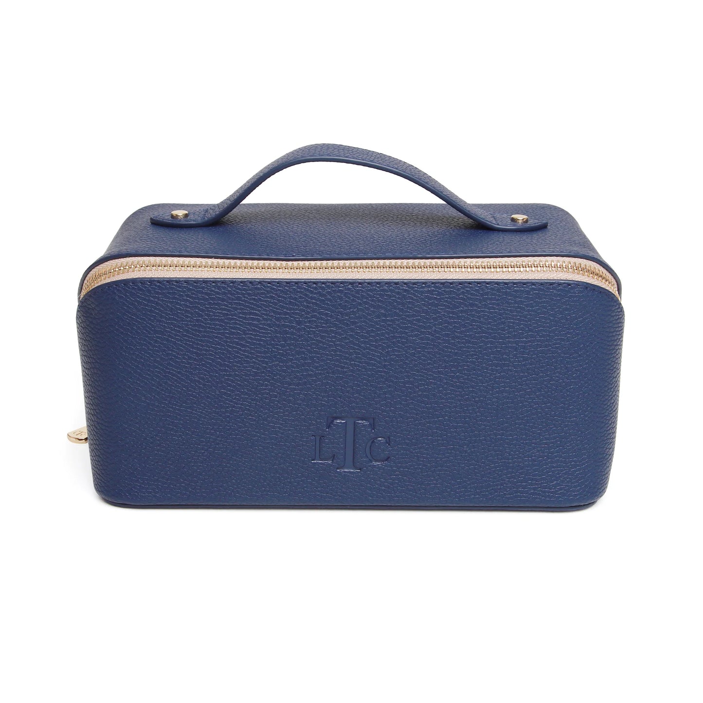 Navy and Stone Train Case