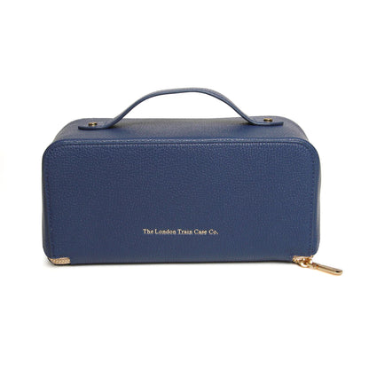 Navy and Stone Train Case