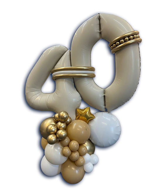 Balloons - Happy 40th Birthday
