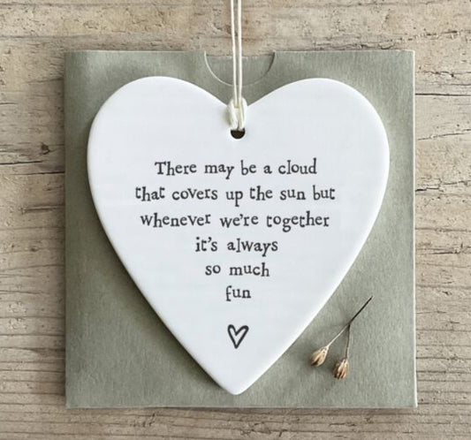 East of India - Hanging heart, together is fun