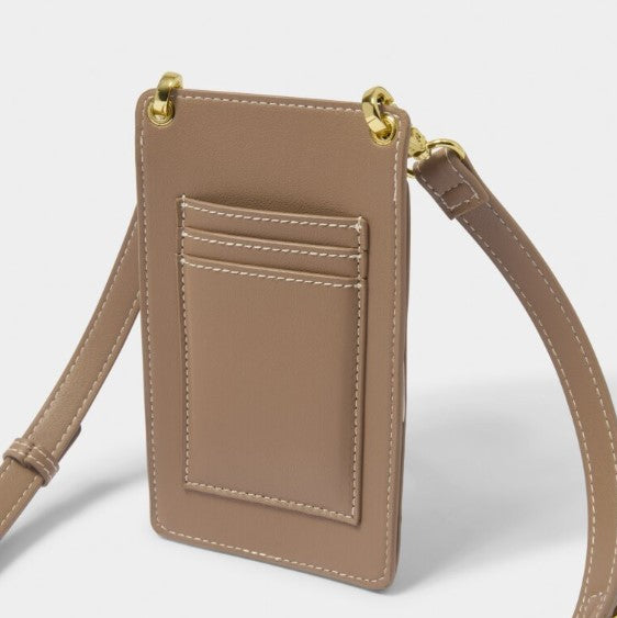 Katie Loxton Perri Mocha phone bag